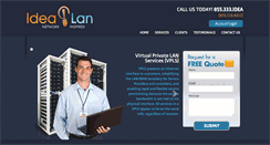 Desktop Screenshot of idealan.us