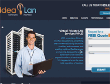 Tablet Screenshot of idealan.us